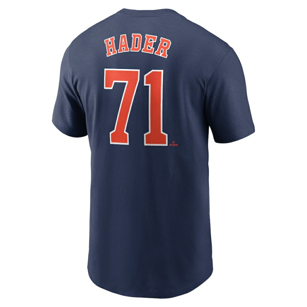 Josh Hader Houston Astros Fuse Name & Number T-Shirt - Navy | Nike