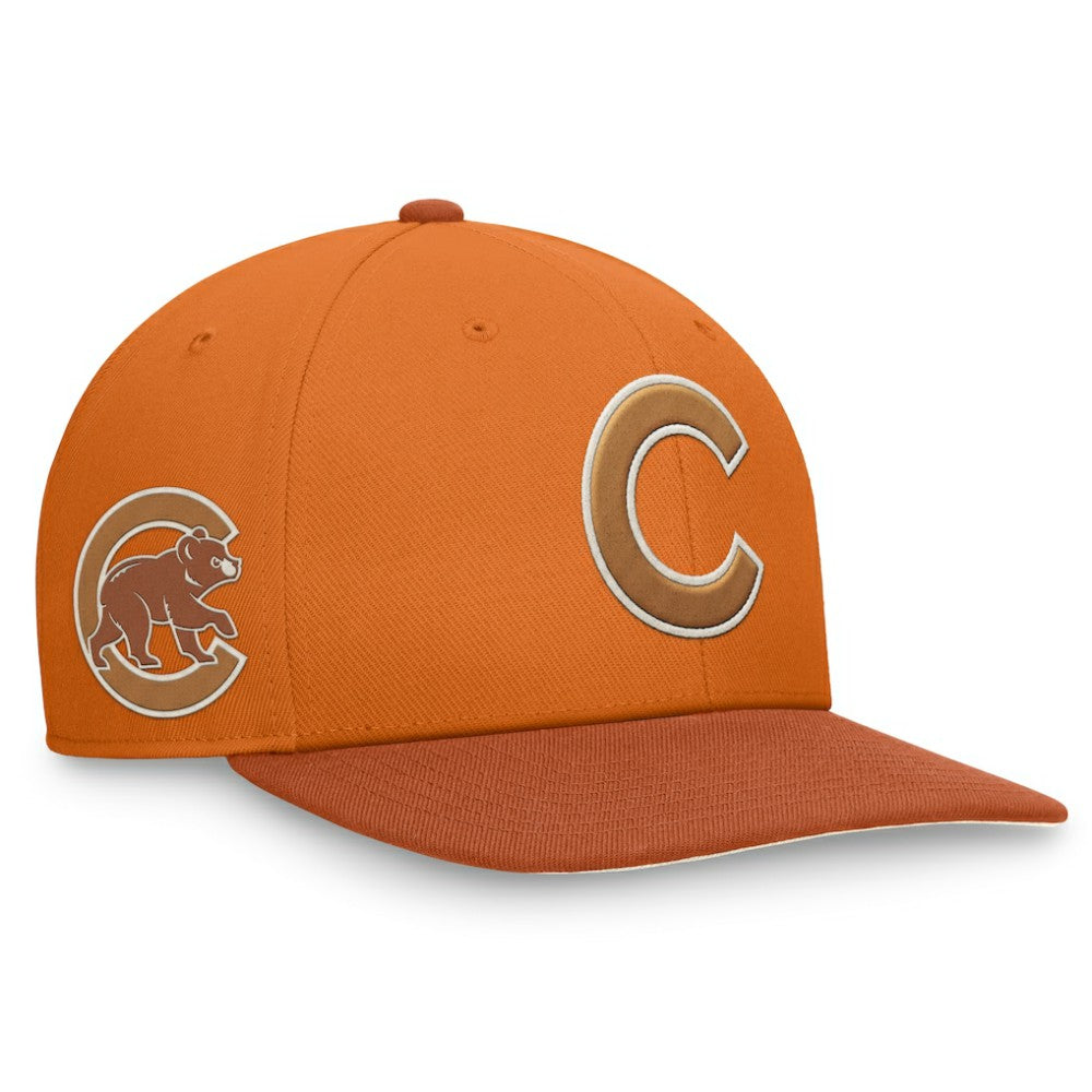 Chicago Cubs Pro Dunk Performance Snapback Hat - Orange | Nike