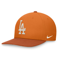 Los Angeles Dodgers Pro Dunk Performance Snapback Hat - Orange | Nike