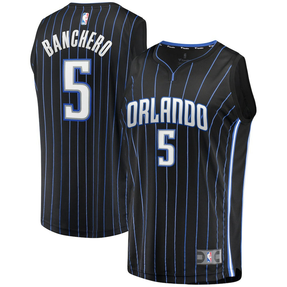 Paolo Banchero Orlando Magic Youth Fast Break Player Jersey - Icon Edition - Black | Fanatics shop