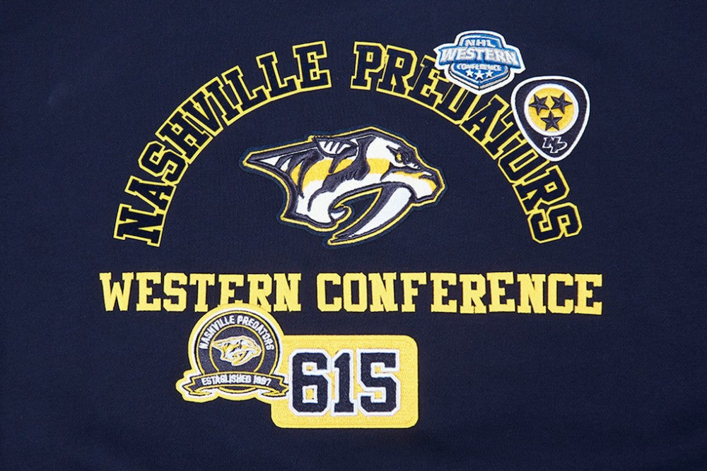 Nashville Predators Pro Standard Women's Area Code Cropped Pullover Sweatshirt