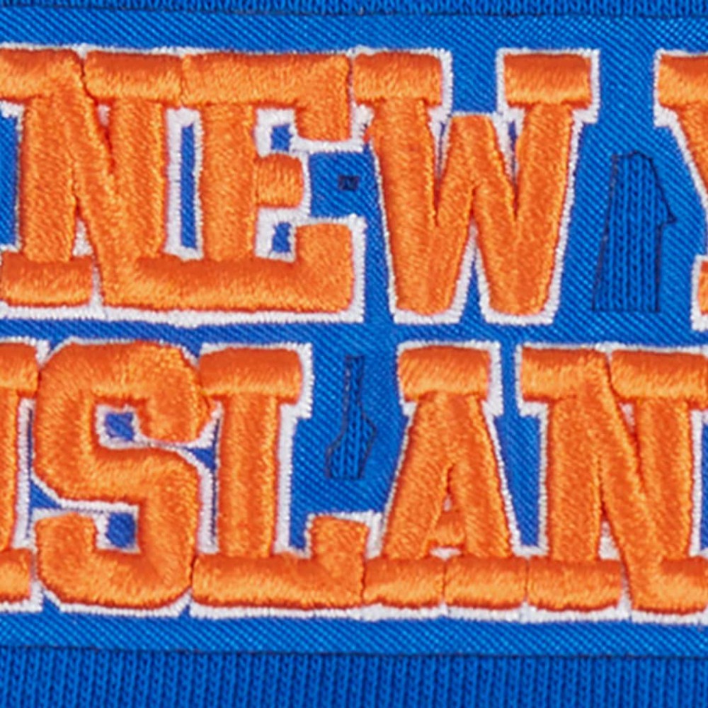New York Islanders Pro Standard Women's Area Code Cropped Pullover Sweatshirt
