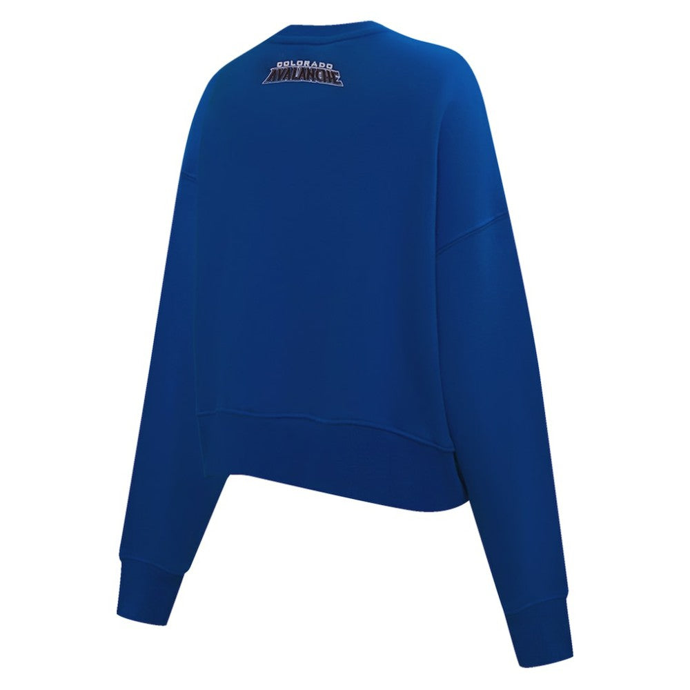 Colorado Avalanche Pro Standard Women's Area Code Cropped Pullover Sweatshirt