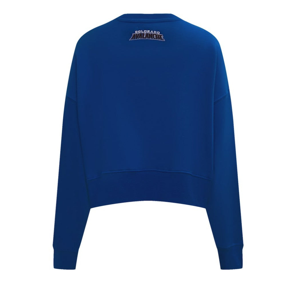 Colorado Avalanche Pro Standard Women's Area Code Cropped Pullover Sweatshirt