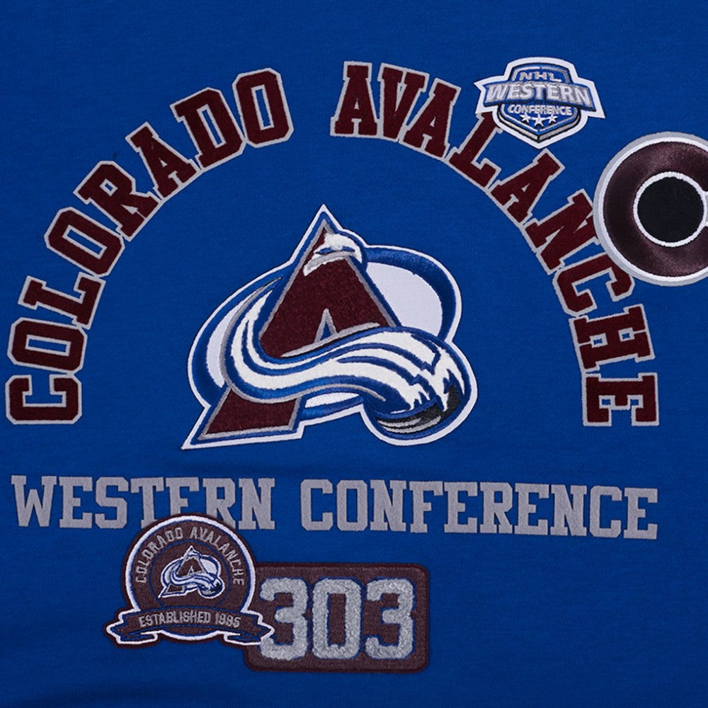 Colorado Avalanche Pro Standard Women's Area Code Cropped Pullover Sweatshirt