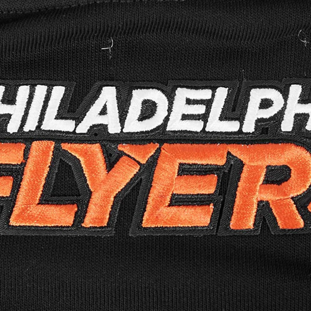 Philadelphia Flyers Pro Standard Women's Area Code Cropped Pullover Sweatshirt