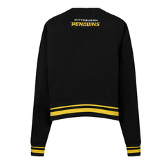 Pittsburgh Penguins Pro Standard Women's Area Code Cropped Pullover Sweatshirt