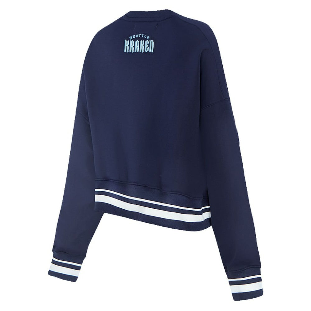 Seattle Kraken Pro Standard Women's Area Code Cropped Pullover Sweatshirt