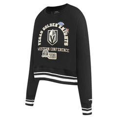 Vegas Golden Knights Pro Standard Women's Area Code Cropped Pullover Sweatshirt