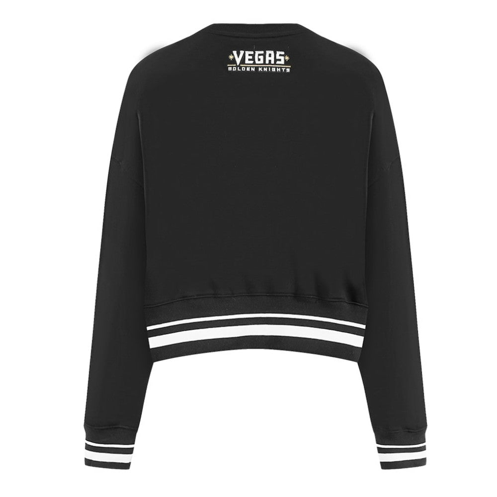 Vegas Golden Knights Pro Standard Women's Area Code Cropped Pullover Sweatshirt