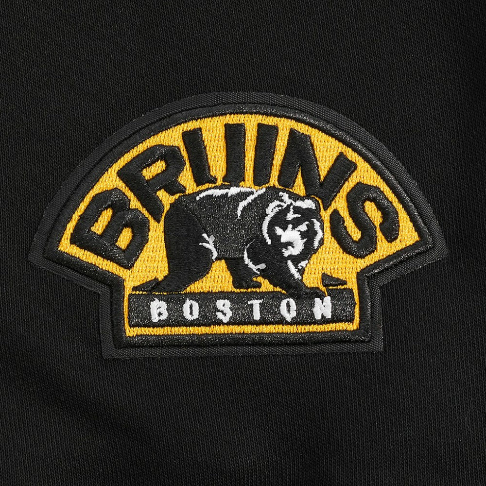 Boston Bruins Pro Standard Women's Jewels Cropped Pullover Hoodie