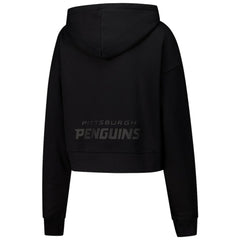 Pittsburgh Penguins Pro Standard Women's Jewels Cropped Pullover Hoodie