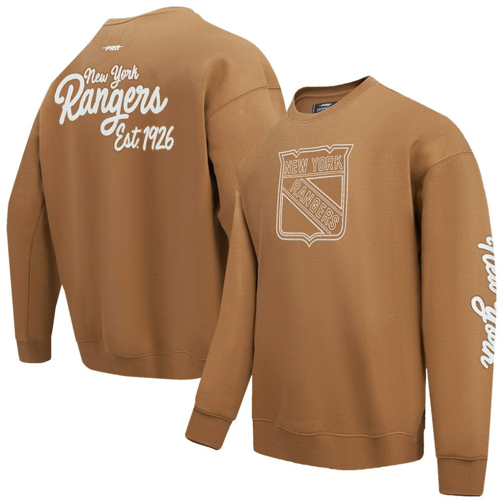 New York Rangers Pro Standard Paint the City Pullover Sweatshirt