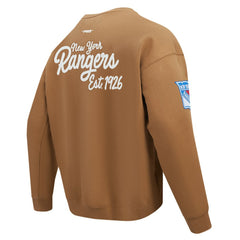 New York Rangers Pro Standard Paint the City Pullover Sweatshirt