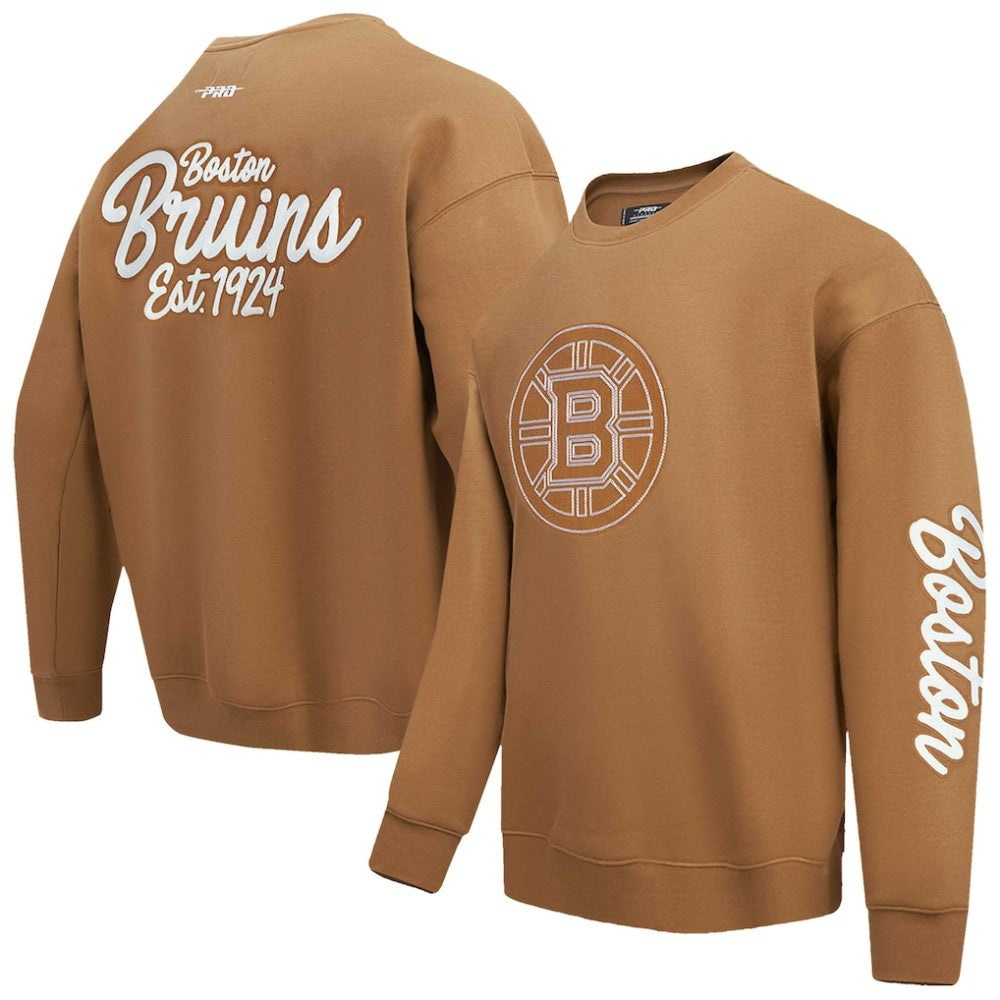 Boston Bruins Pro Standard Paint the City Pullover Sweatshirt