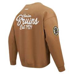 Boston Bruins Pro Standard Paint the City Pullover Sweatshirt