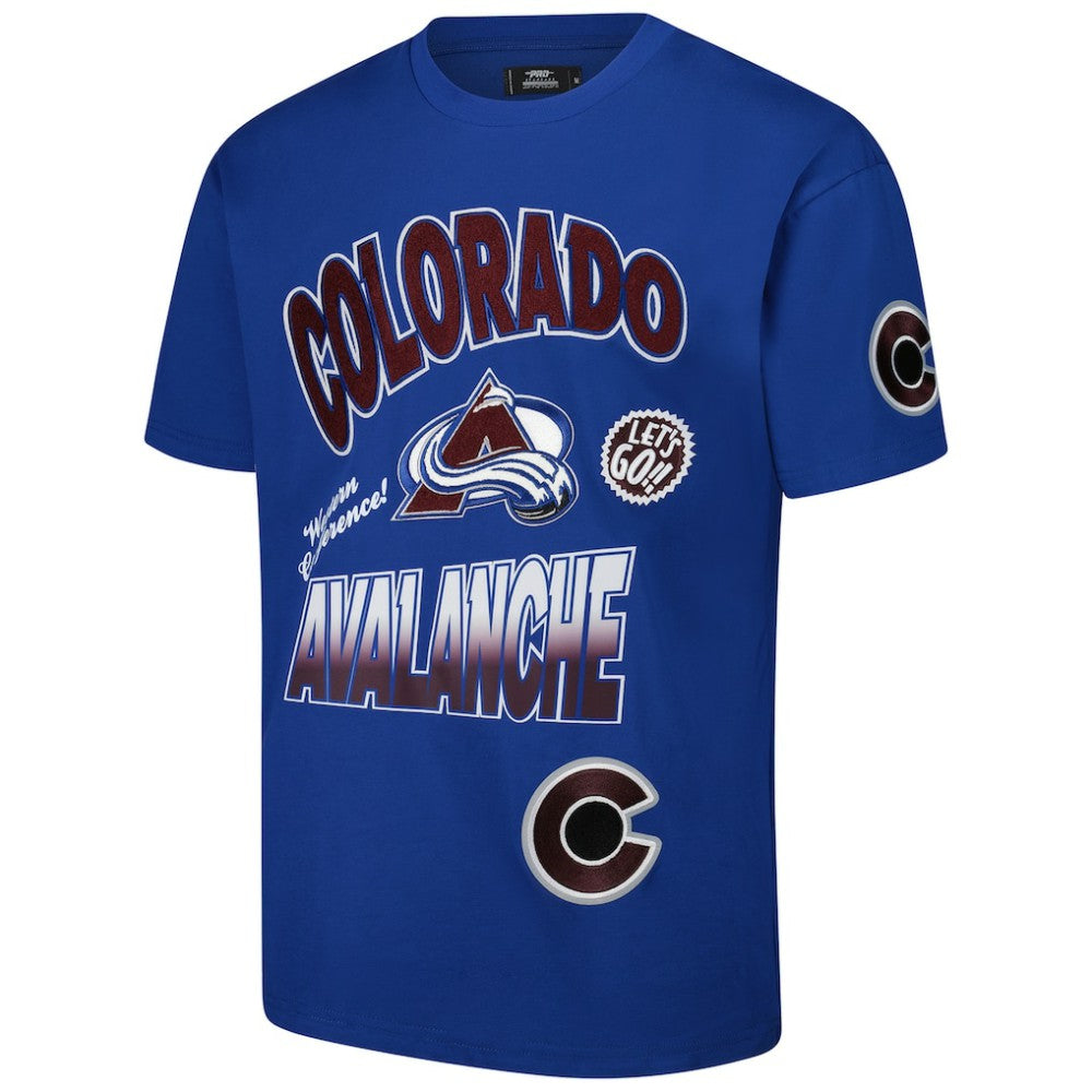 Colorado Avalanche Pro Standard Turn It Up Dropped Shoulder T-Shirt
