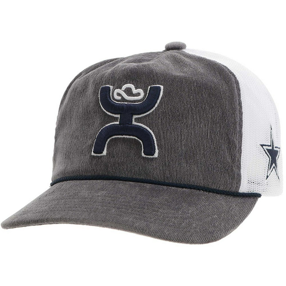 NFL Dallas Cowboys HOOey H Cord Trucker Adjustable Hat