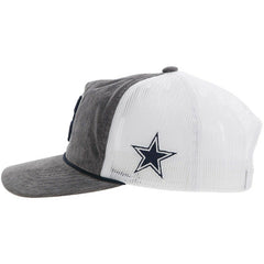 NFL Dallas Cowboys HOOey H Cord Trucker Adjustable Hat
