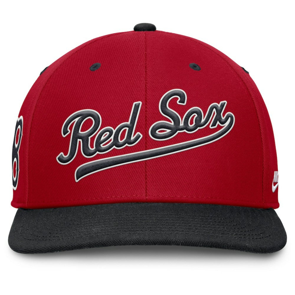 Boston Red Sox Cooperstown Collection Pro Performance Snapback Hat - Red/Navy | Nike