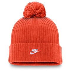 San Francisco Giants Cooperstown Collection Patch Cuffed Knit Hat with Pom - Orange | Nike