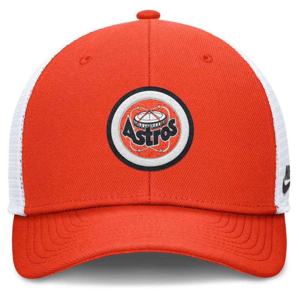 Houston Astros Cooperstown Collection Rise Trucker Adjustable Hat - Orange | Nike