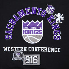 Sacramento Kings Pro Standard Women's Area Code Cropped Pullover Sweatshirt - Black sale