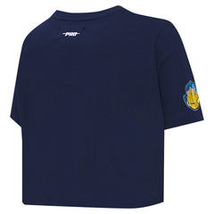 Memphis Grizzlies Pro Standard Women's Jewels Boxy Cropped T-Shirt - Navy for sale