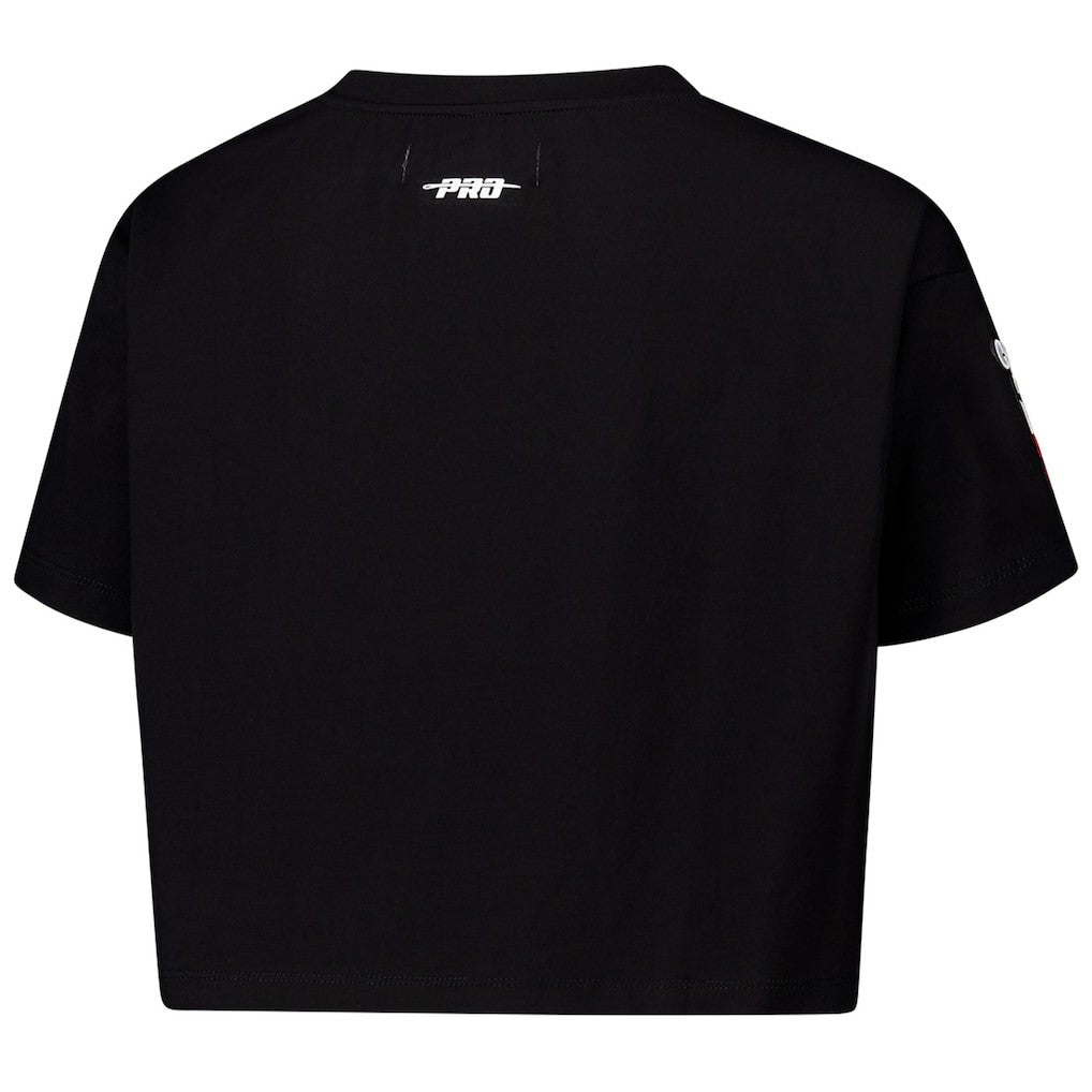 Chicago Bulls Pro Standard Women's Jewels Boxy Cropped T-Shirt sale - Black sale