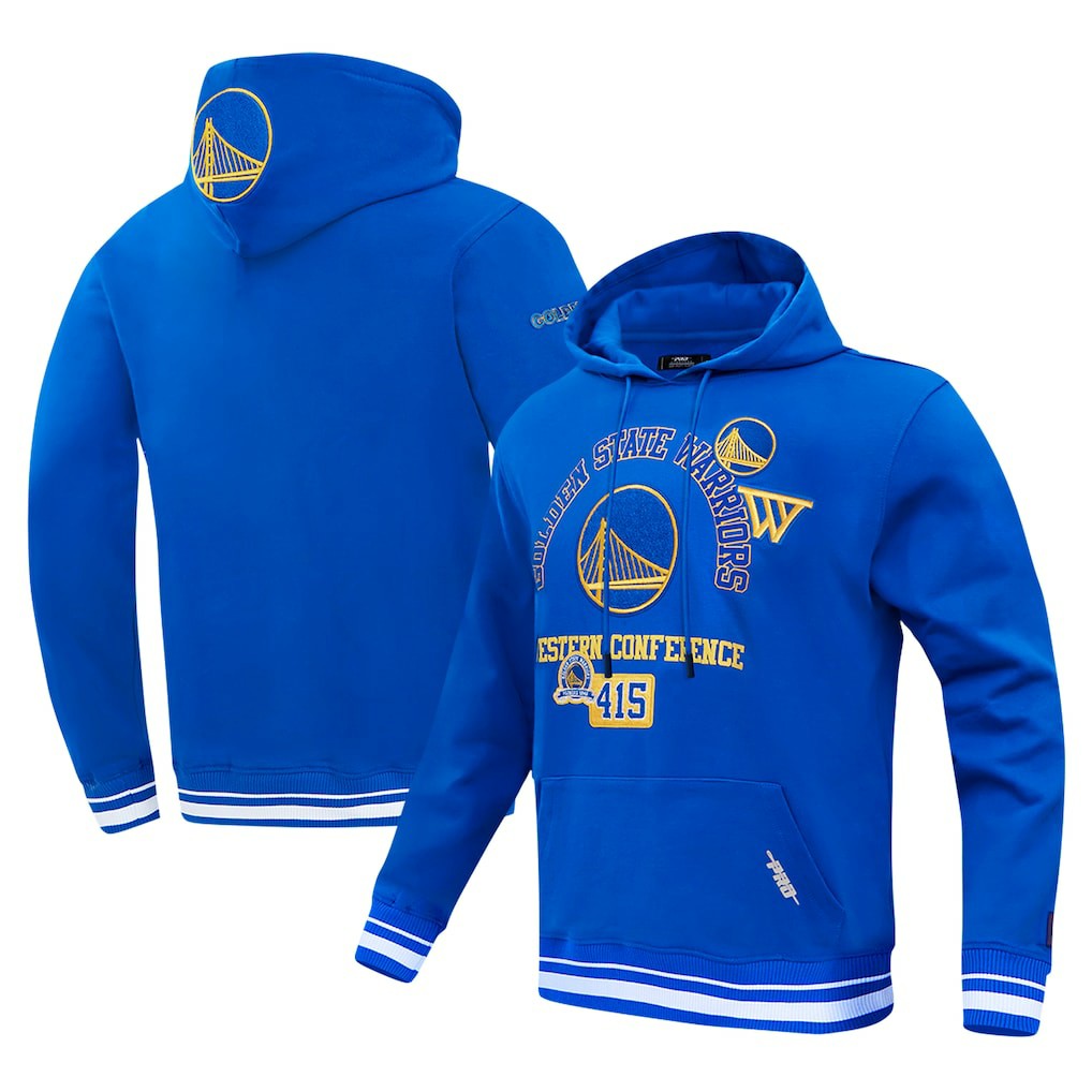 Golden State Warriors Pro Standard Area Code Pullover Hoodie sale - Royal shop