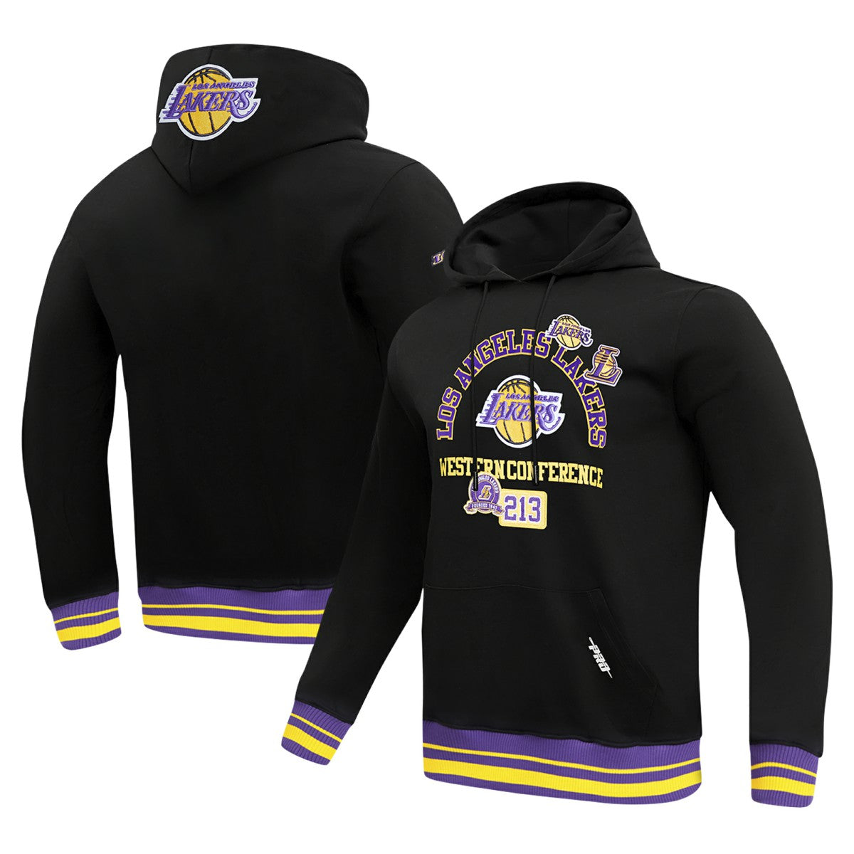 Los Angeles Lakers Pro Standard Area Code Pullover Hoodie - Black sale
