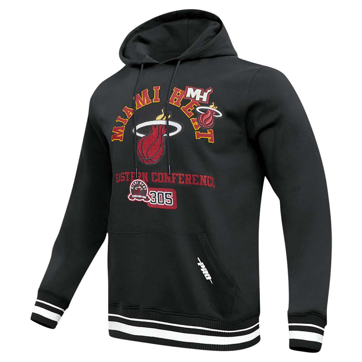Miami Heat Pro Standard Area Code Pullover Hoodie - Black on sale
