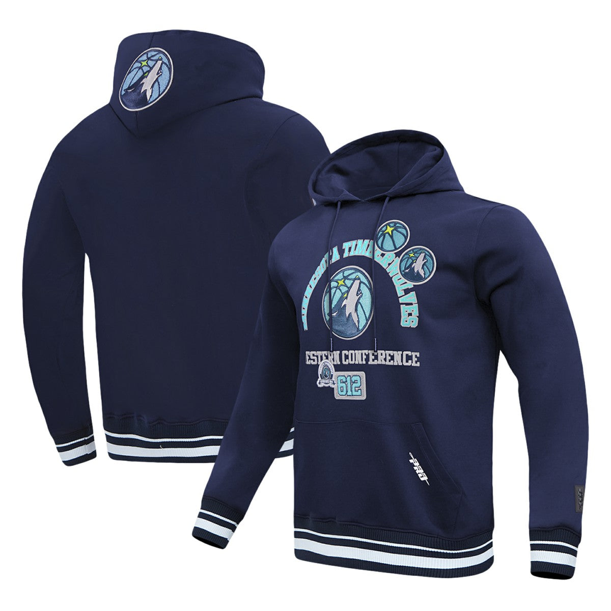 Minnesota Timberwolves Pro Standard Area Code Pullover Hoodie - Navy outlet