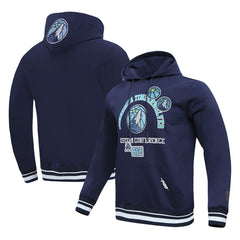 Minnesota Timberwolves Pro Standard Area Code Pullover Hoodie - Navy outlet