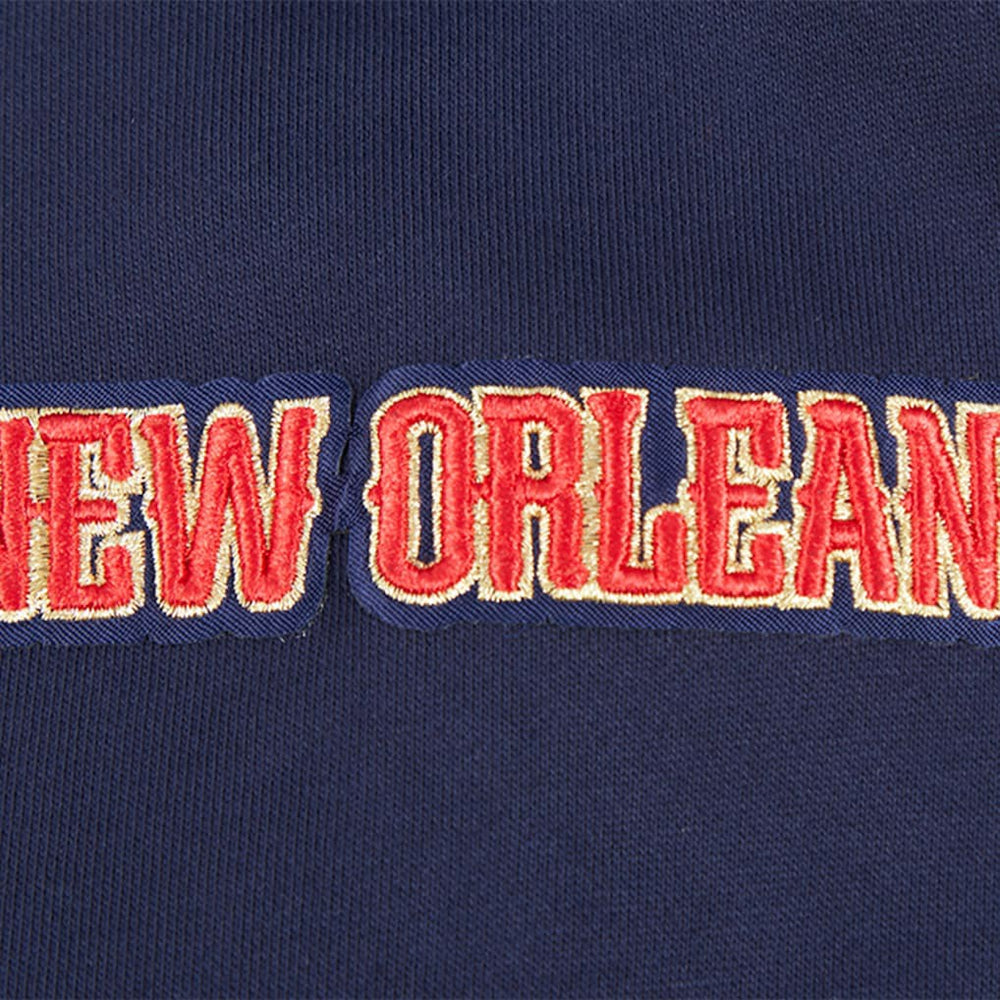 New Orleans Pelicans Pro Standard Area Code Pullover Hoodie - Navy on sale