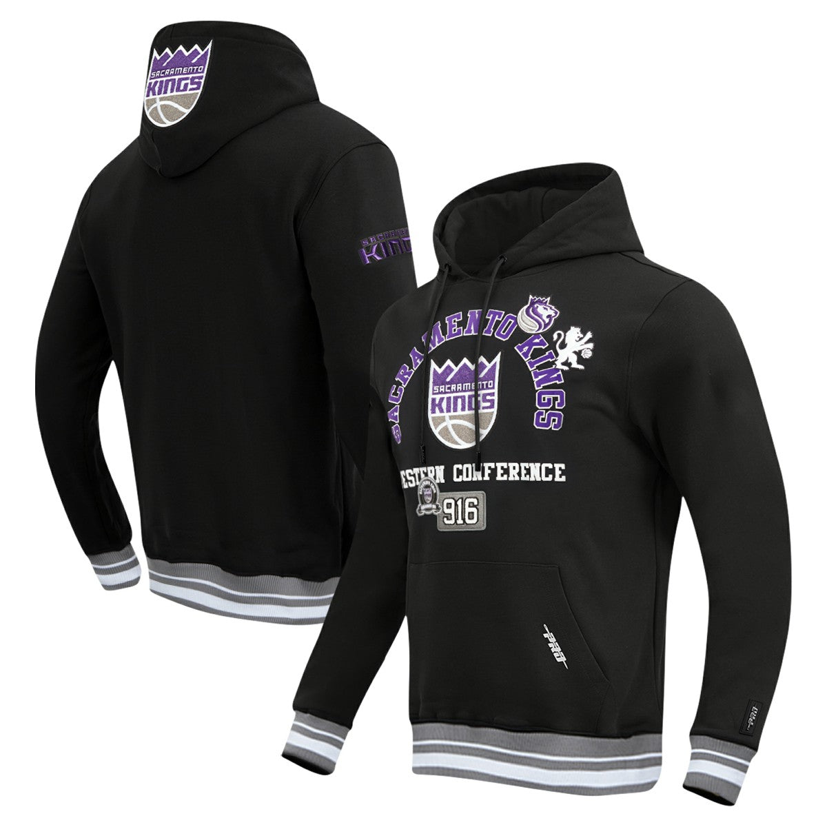 Sacramento Kings Pro Standard Area Code Pullover Hoodie - Black outlet