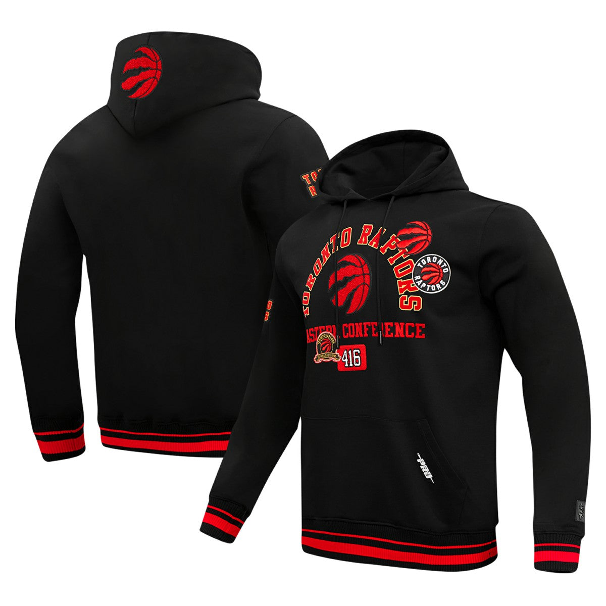 Toronto Raptors Pro Standard Area Code Pullover Hoodie - Black for sale