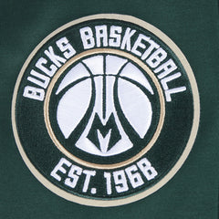 Milwaukee Bucks Pro Standard Split Logo Pullover Hoodie - Hunter Green on sale