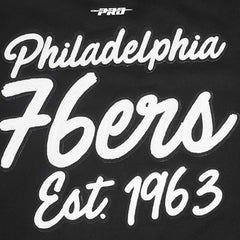 Philadelphia 76ers Pro Standard Paint the City Drop Shoulder Sweatshirt - Black shop