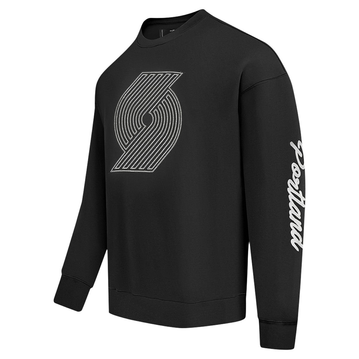 Portland Trail Blazers Pro Standard Paint the City Pullover Sweatshirt - Black for sale