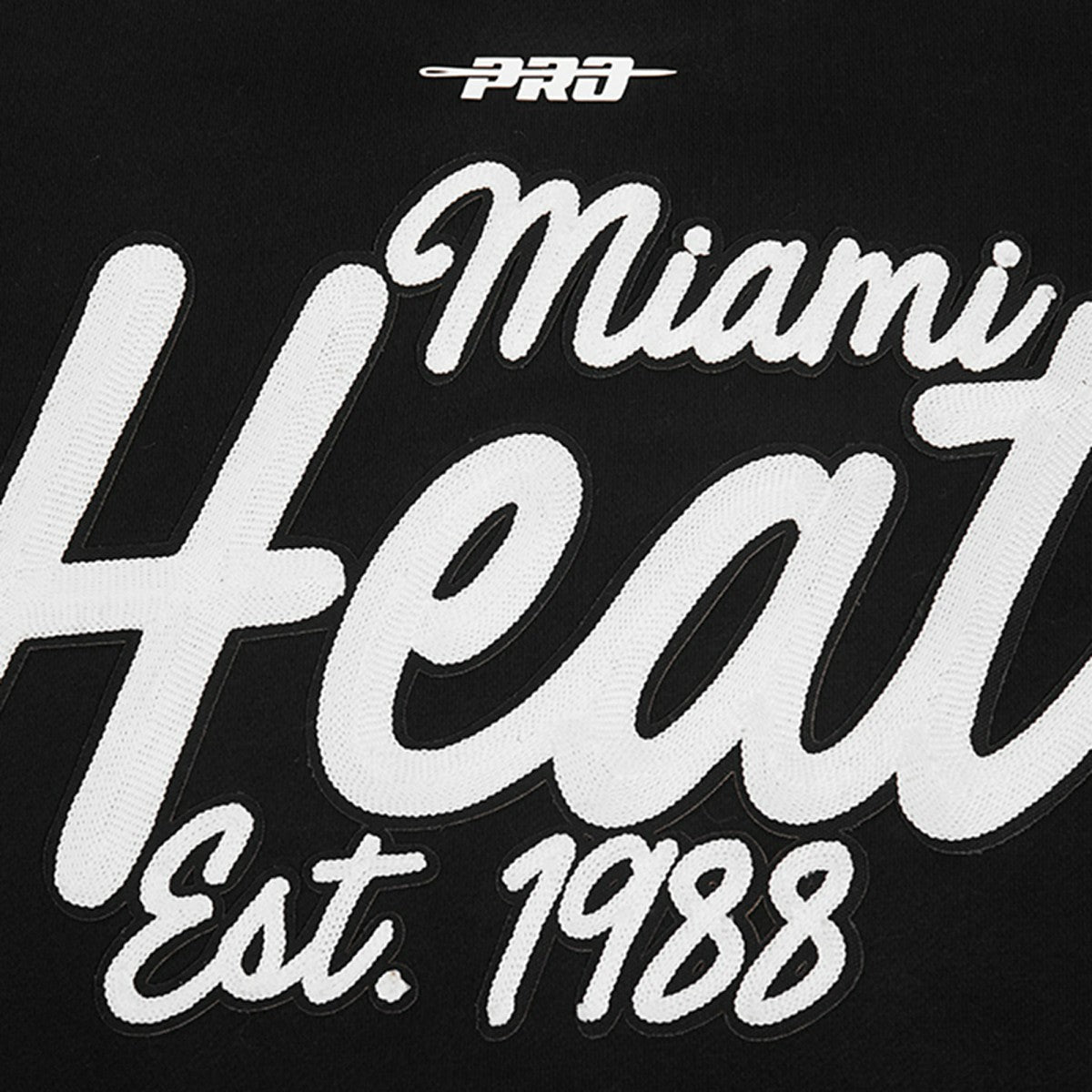 Miami Heat Pro Standard Paint the City Drop Shoulder Sweatshirt - Black online