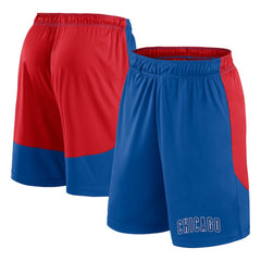 Chicago Cubs Launch Polyester Shorts - Royal/Red