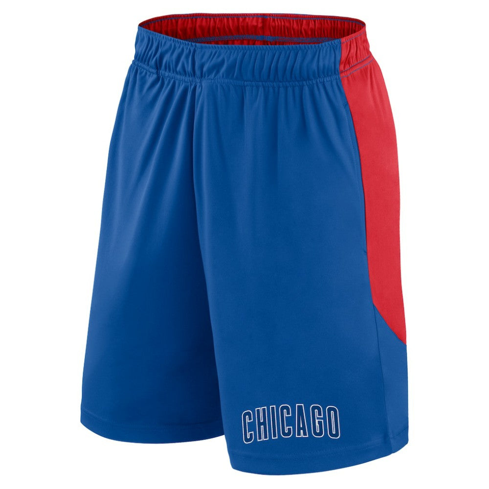 Chicago Cubs Launch Polyester Shorts - Royal/Red