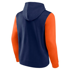 Houston Astros Outline Fleece Pullover Hoodie - Navy