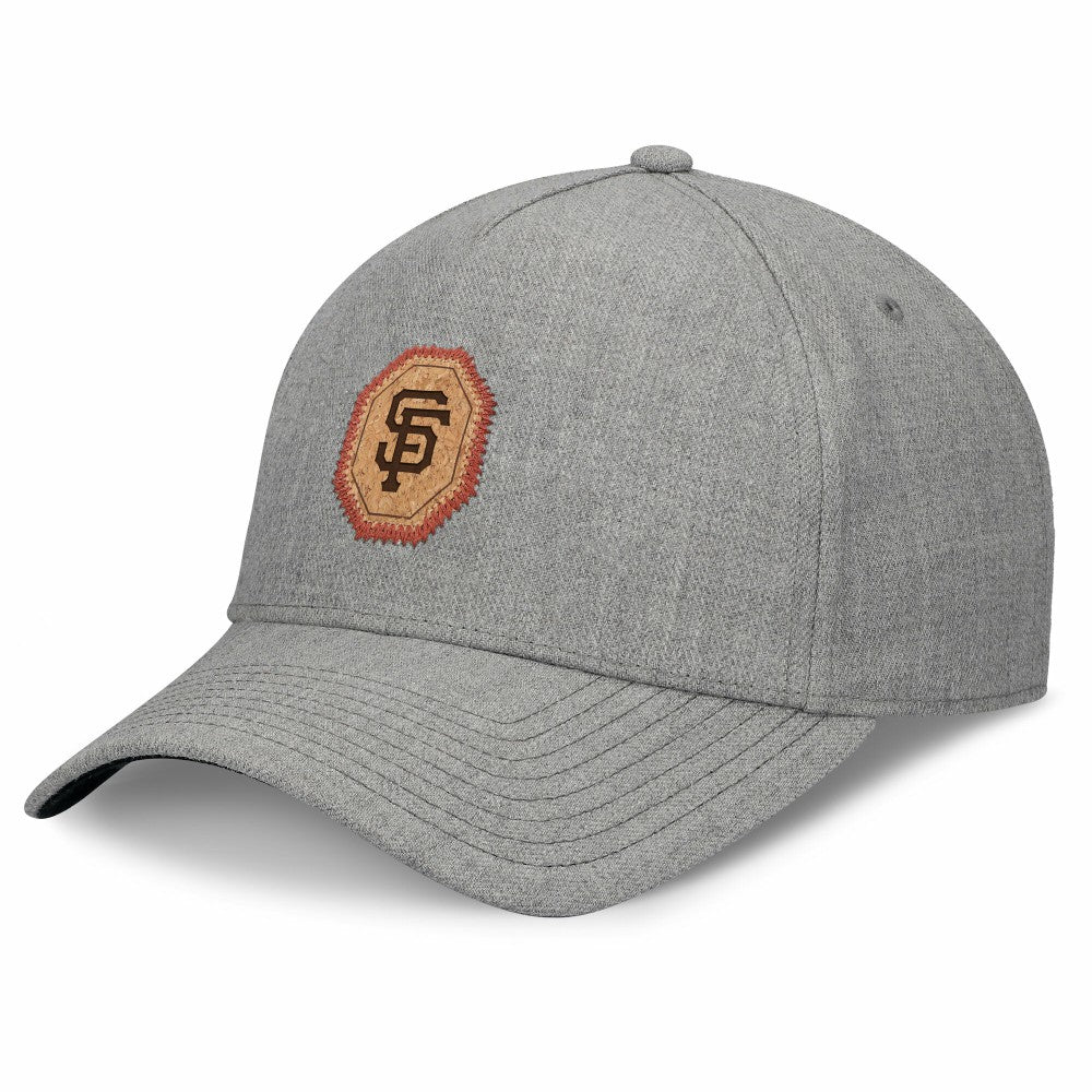 San Francisco Giants Signature Elements Cork Patch A-Frame Adjustable Hat - Gray