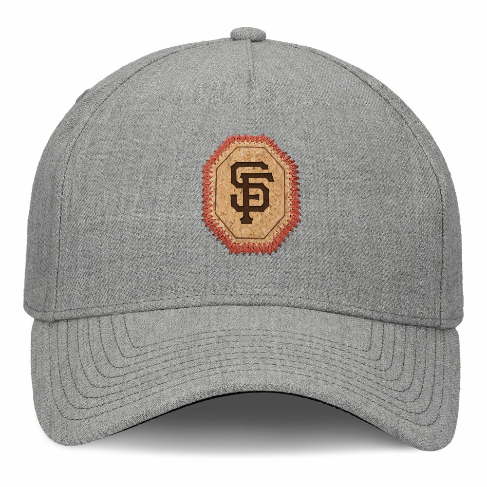 San Francisco Giants Signature Elements Cork Patch A-Frame Adjustable Hat - Gray