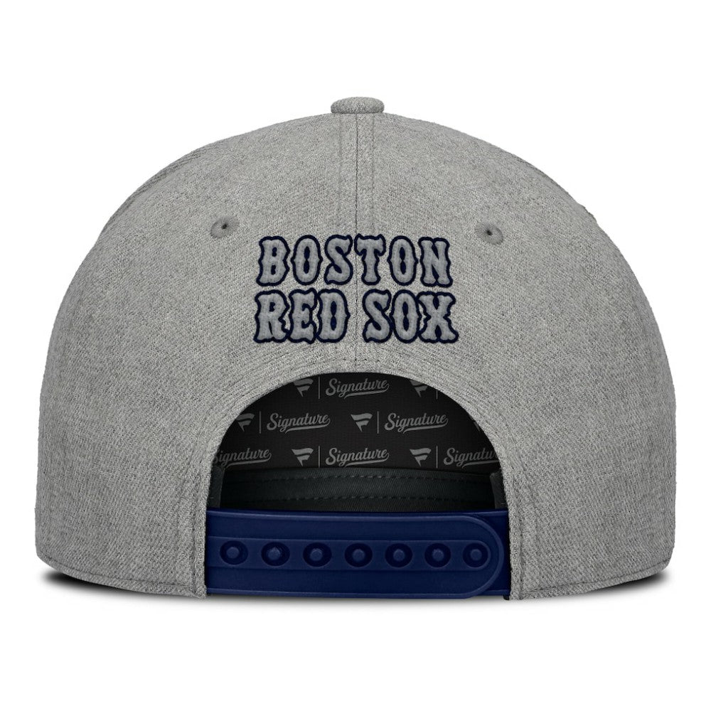 Boston Red Sox Signature Elements Cork Patch A-Frame Adjustable Hat - Gray