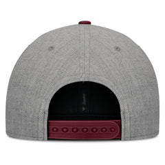 Los Angeles Dodgers Elements Felt Chainstitch Snapback Hat - Gray/Maroon