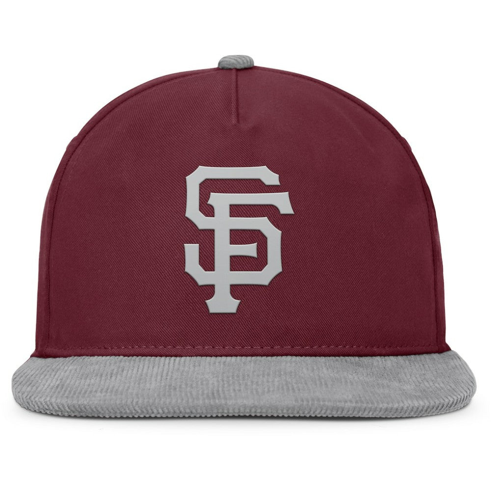 San Francisco Giants Front Office Snapback Hat - Wine