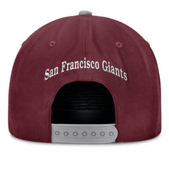 San Francisco Giants Front Office Snapback Hat - Wine